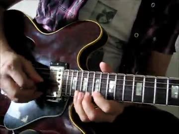 ヨーロッパ/Superstitious guitar solo cover