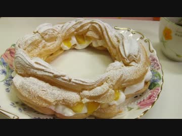 【216作目】パリブレスト作ってみた【お菓子作成】