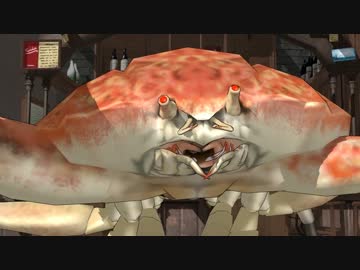 【MMD水産】こっち向いてカニ