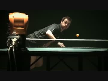 世界一の卓球選手と最速ロボが本気勝負[CGか否か？メイキングup]