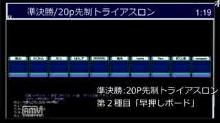 第2回Fundamental Star Open (FSO2nd)準決勝 20P先制トライアスロン 2,3種目