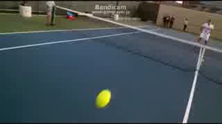 【テニス】世界トッププレイヤー目線を体感してみる