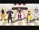 【MMD】ディオ×５でにゃんぱいあ体操【ジョジョ】