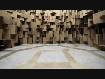 ダンボールが奏でるリアルな雨音