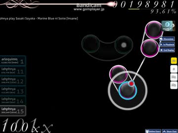 osu! Sasaki Sayaka - marine blue ni sotte[insane] DTHD