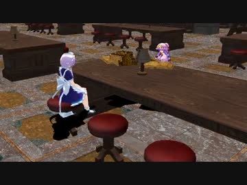 [東方MMD]咲夜とパチュリーの雑談