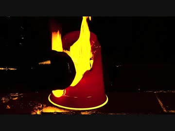 通常の2万倍の光の懐中電灯がヤバすぎ。照らすものが燃える！