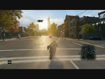 【Watch_Dogs】バイクで高速シカゴ一周 夜明けver その1