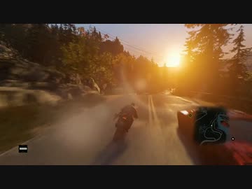 【Watch_Dogs】バイクで高速シカゴ一周 日没ver その1