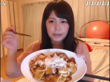 【ニコ生】千野ちゃん vs 豆腐ステーキ【昼食】