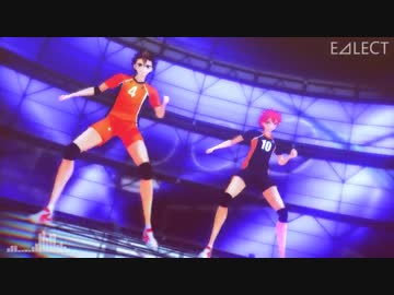 【MMDHQ!!】　ELECT　【日向＆西谷】