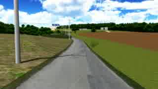 【MMD】岬周辺の道路を走ってみるテスト２