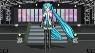 【MMD】回転連動で2Dアニメ風の髪揺れを再現してみた