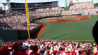 広島東洋カープ　6月1日の全得点シーン(外野席撮影)コボスタ宮城20140601