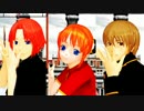 【MMD銀魂】3人で虎視眈々