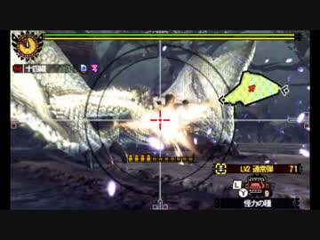 【MH4】Lv100 シャガルマガラ　ヘビィボウガン(生産)　7'52"46
