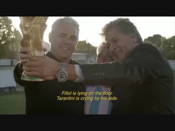 【W杯まで8日】魂の抱擁＜サッカーCM＞