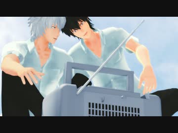 【MMD銀魂】銀さんと土方さんでエンゼルフィッシュ