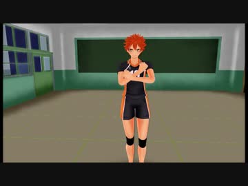 【MMDHQ!!】日向がぼっちでモザイクロール　Short.ver