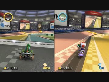 マリオカート8　さぼにゃんと本気勝負　レース１