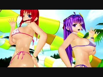 【MMD】パチュリーと美鈴でSweet Magic【紳士向け】