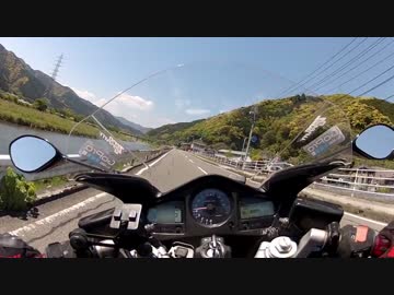 【VFR800】秋田犬がカルストにラーツーしにいってきたよ