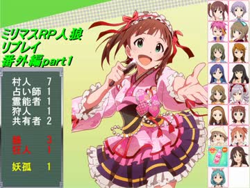 【ミリマスRP人狼部】汝は人狼なりや？リプレイ番外編part1