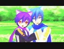 【MMD＋v3カバー】ちびカイ＆兄さんでSmile again【らぶ式MFC周年祭2014】