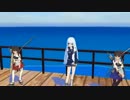 【MMD艦これ】 イオナと加賀と赤城の娘達とで海へ来て見た.