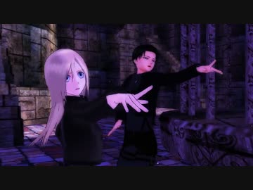 【進撃のMMD】リヴァイとクリスタで見えない黒に堕ちてゆけ