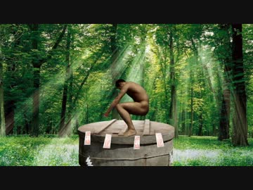 井戸の上で遊ぶ先輩