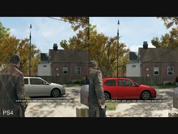 ウォッチドッグス PS4 vs. PC 最高設定 グラフィックス比較動画