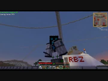 【Minecraft】でっかい半球ドームで核融合その22