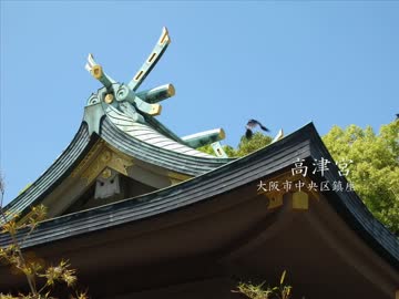 【高画質】古社の風景 ～摂津 高津宮～