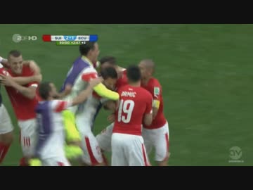 【FIFA W杯】スイス vs エクアドル【ゴール!!編】