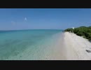 【空撮】DJI_PHANTOM沖縄県鳩間島　鳩間港西の防波堤の海【2014】