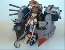 紙で大和さんを作ったー。