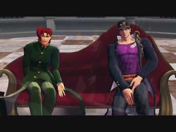 承太郎と花京院でKiss me 愛してる…３部高校生すばらしい。