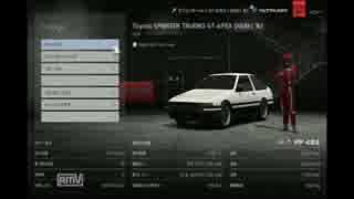 【GT6】適当にAE86でドリフトPart4