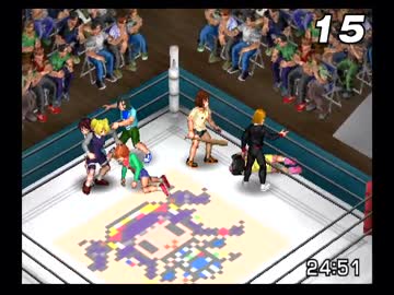 【ファイプロ】友紀光薫組vs美奈子エミリー育組【モバグリ】