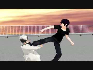 【MMD鬼徹】「現世視察中、不審物を発見しました」