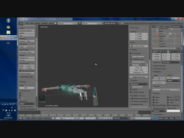 (3D MUGEN) 既存のモデルにEF-12用のウェイトを付けてエクスポートしてみる
