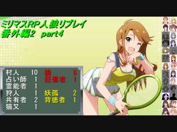 【ミリマスRP人狼部】汝は人狼なりや？リプレイ番外編2 part4