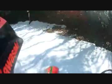 二月の折居林道ツーリング