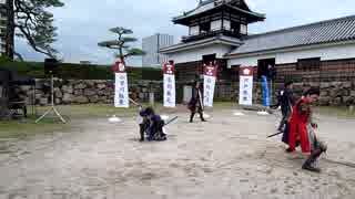 【安芸ひろしま武将隊】2014.6.22／広島城二ノ丸13:30回(前半)