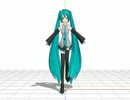 MMDで初めて作った歩きモーション