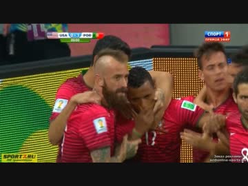 【高画質】【FIFA W杯】アメリカ vs ポルトガル【ゴール!!編】