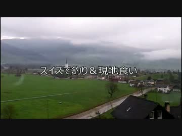 ハイジの国スイスで魚釣り