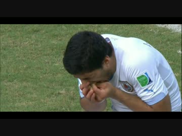 2014 サッカーワールドカップ イタリアvsウルグアイ ゴールシーン＋ｵﾏｹ