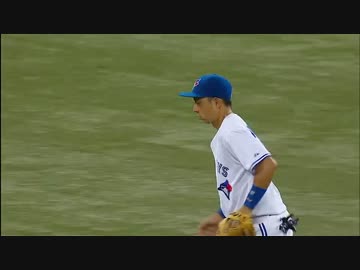 ムネリン、イチローの打球をファインプレーでアウトにする